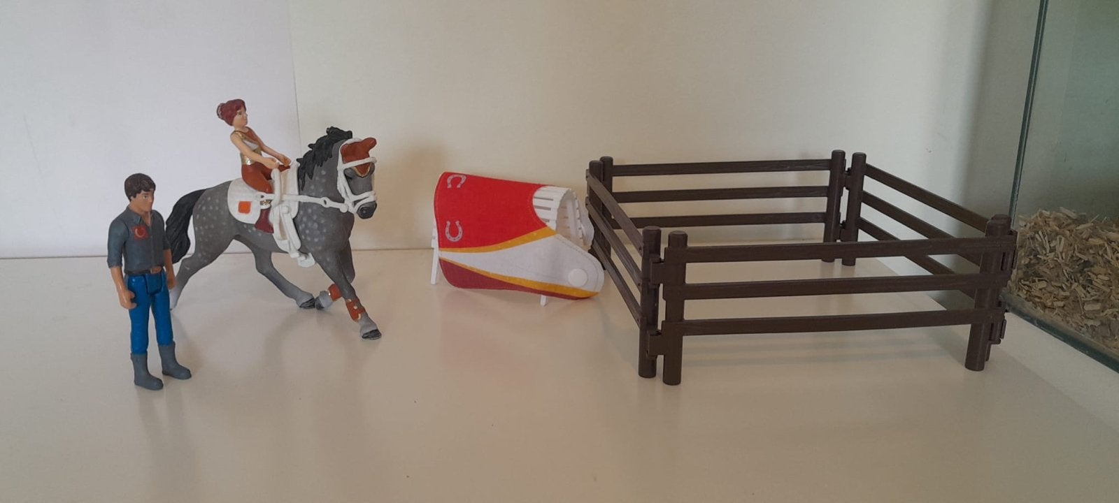 Schleich Mia’s voltigeset, Ophalen of Verzenden, Gebruikt, Jongen of Meisje