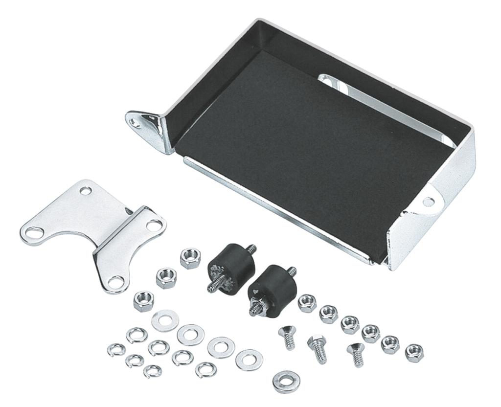 Batterij houder shovel FL & FLH 1970 - 1984 chroom, Petroleumhavenweg 26, Info@taco-motos.com, Nieuw, Ophalen of Verzenden