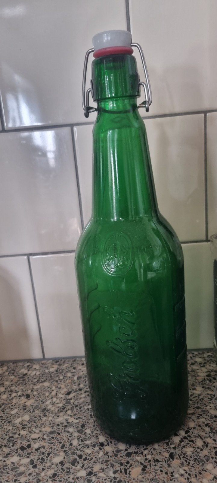 grolsch fles, 1,5 liter, Verzenden, Zo goed als nieuw, Flesje(s), Grolsch