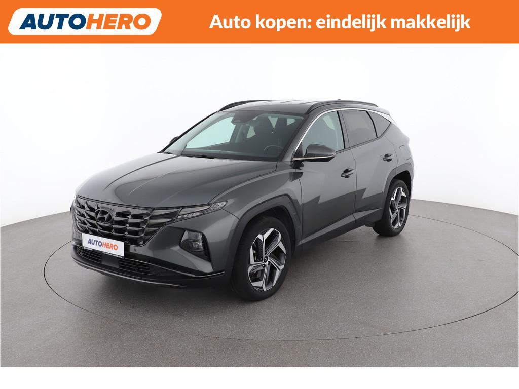 Hyundai Tucson 1.6 T-GDI HEV Comfort |AA17588| (bj 2021), Stof, Gebruikt, 4 cilinders, Met garantie (alle)