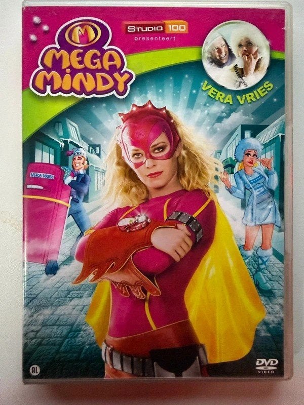 Mega Mindy - En Vera Vries (2014) DVD | Actie 5=4, Cd's en Dvd's, Alle leeftijden, Ophalen of Verzenden, Zo goed als nieuw