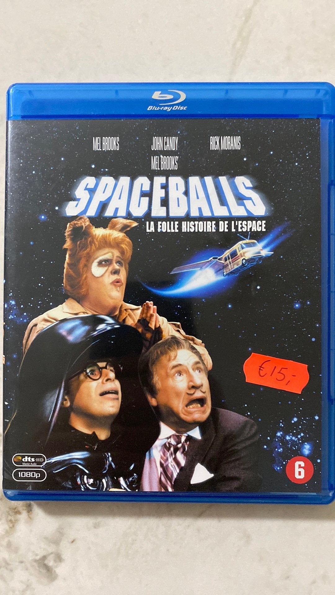 Spaceballs blu ray NL versie, Ophalen of Verzenden, Zo goed als nieuw, Avontuur