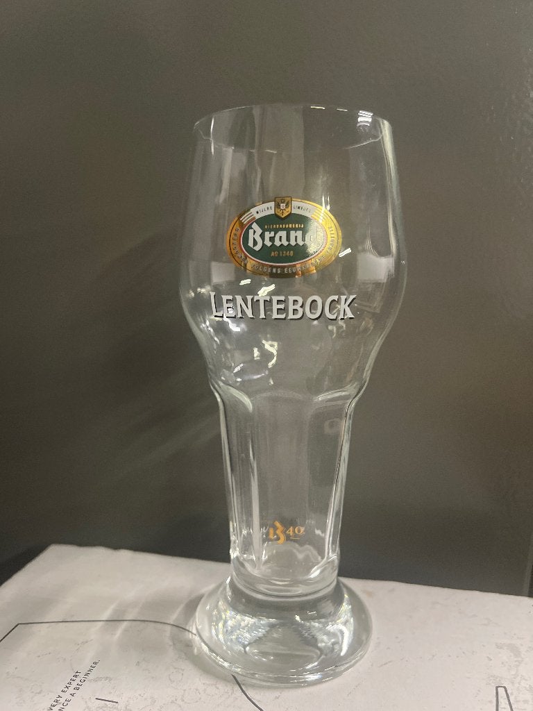 Brand Lentebock Glas (4x), Verzamelen, Ophalen of Verzenden, Zo goed als nieuw, Glas of Glazen, Brand