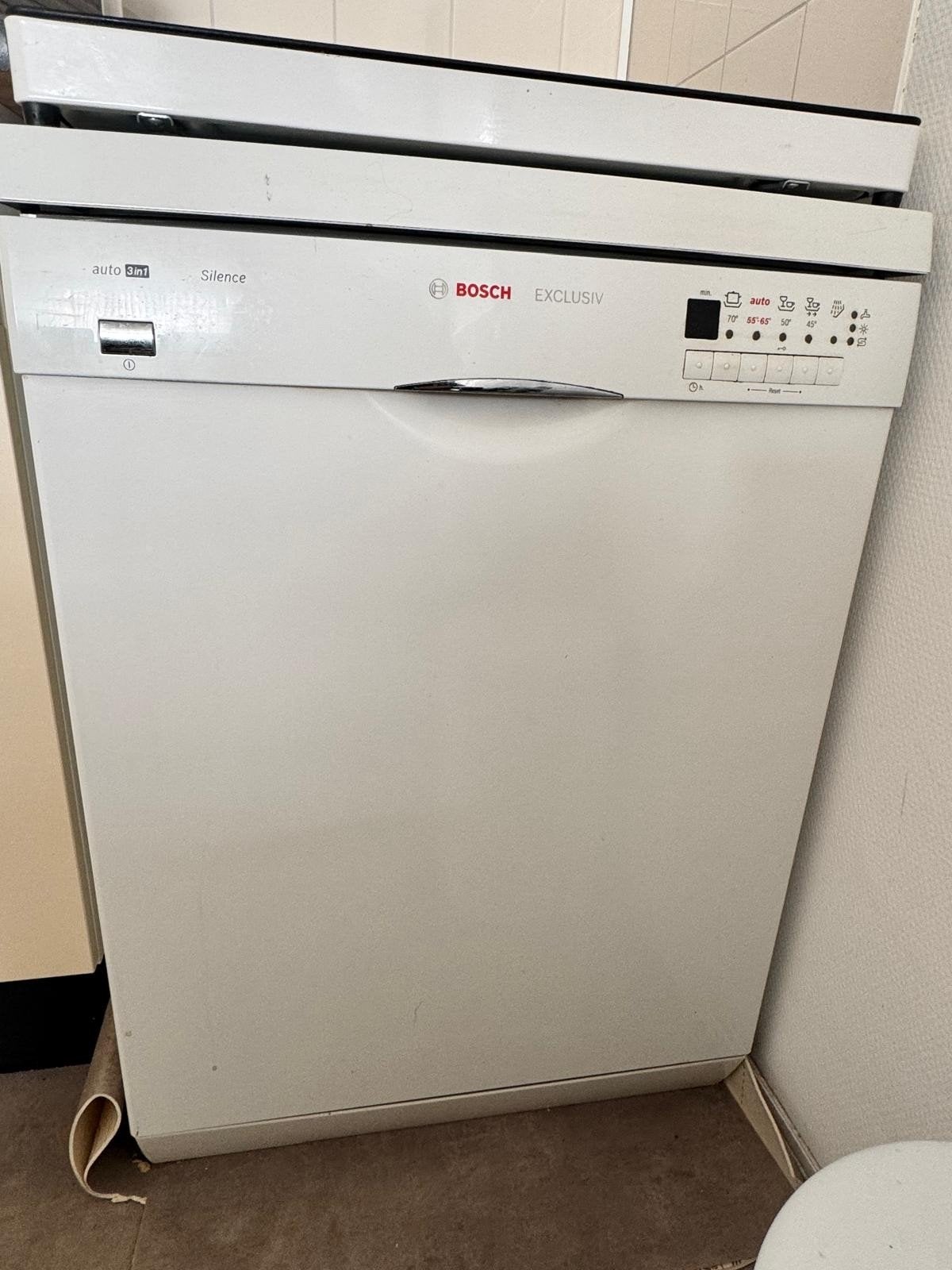 Bosch Exclusiv Vaatwasser - Wit, Goed Werkend, Witgoed en Apparatuur, Vaatwasmachines, Ophalen, Gebruikt, 85 tot 90 cm