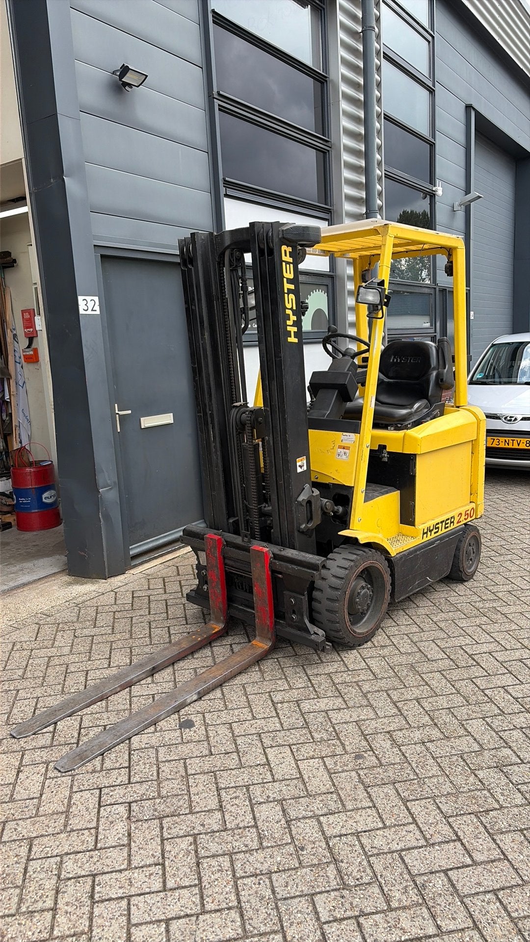 Hyster 2,5 compact, Zakelijke goederen, Machines en Bouw | Heftrucks en Intern transport, 1000 tot 2000 kg, Ophalen, Diesel, Heftruck