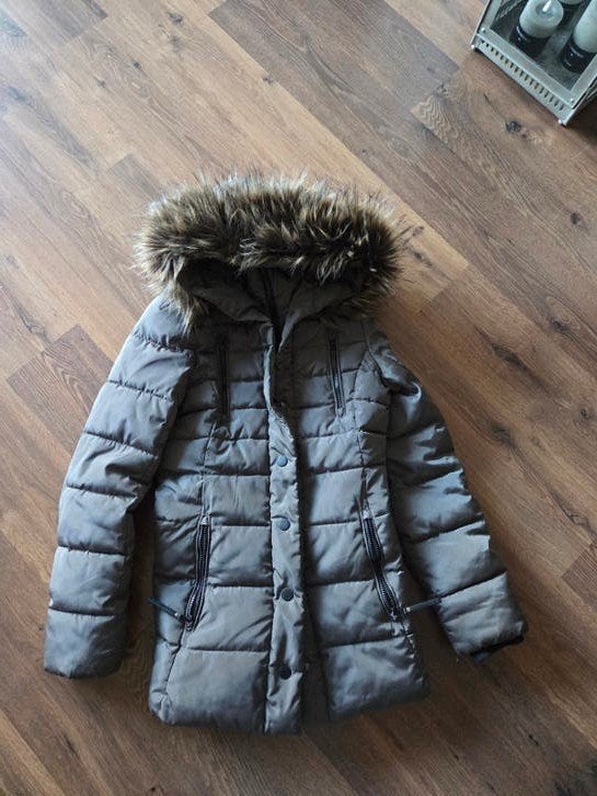 Coolcat winterjas XS met bontkraag, Kleding | Dames, Ophalen of Verzenden, Zo goed als nieuw, Coolcat, Maat 34 (XS) of kleiner