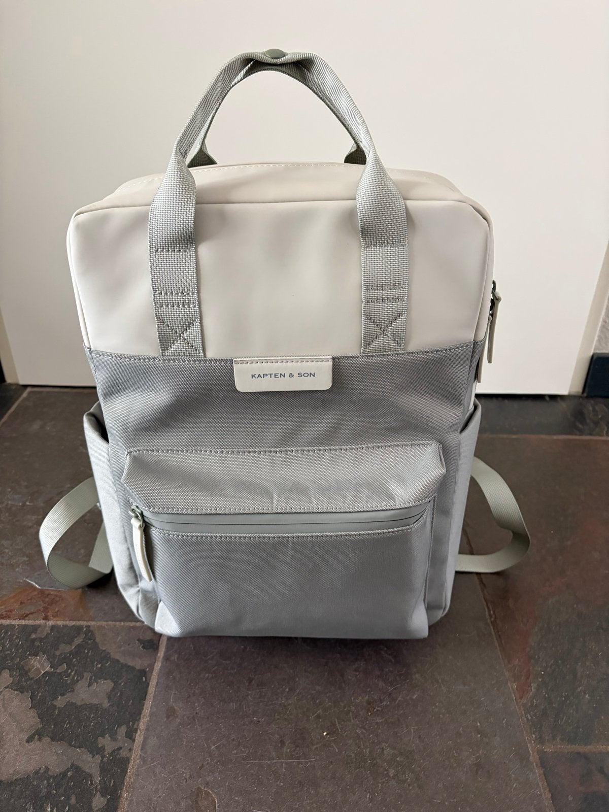 Kapten & Son Bergen Pro Muted Sage rugzak, Sieraden, Tassen en Uiterlijk, Tassen | Rugtassen, Overige merken, 25 tot 40 cm, Ophalen of Verzenden