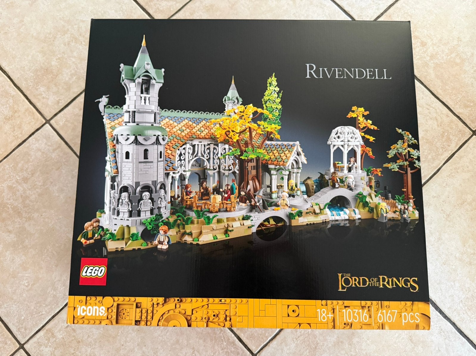 Lego Lord Of The Rings Rivendell 10316 Nieuw!, Lego, Nieuw, Ophalen of Verzenden, Icons