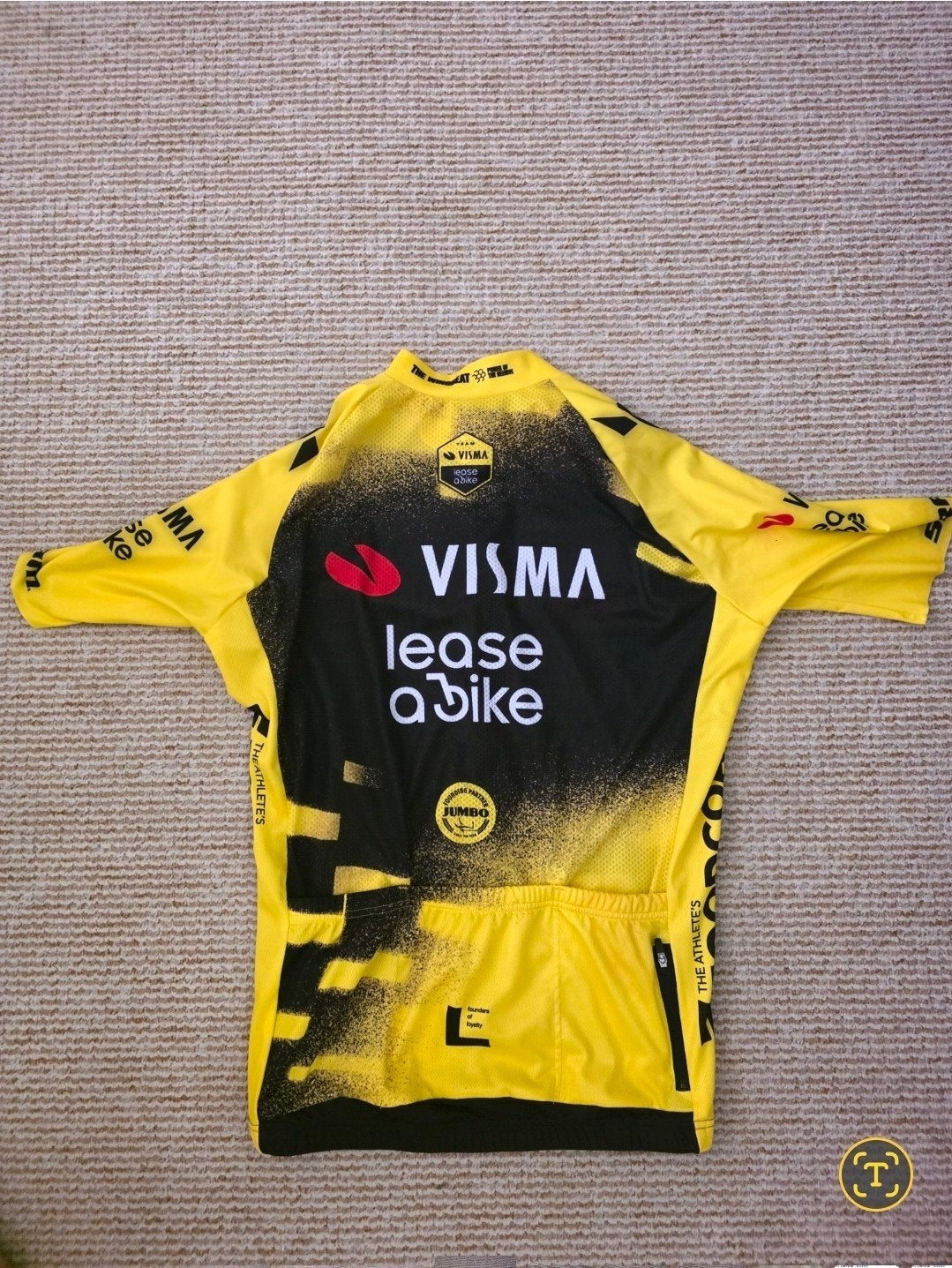 Visma Lease a Bike Wielertrui Maat XL - Zo goed als nieuw, Ophalen of Verzenden