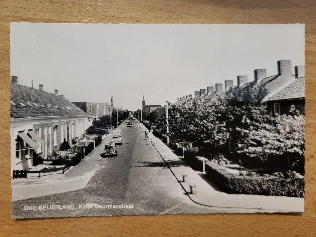 ansicht OUD BEIJERLAND Karel Doormanstraat, Verzamelen, Ophalen of Verzenden, Voor 1920, Zuid-Holland