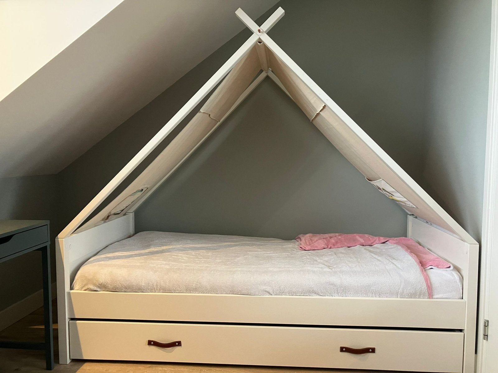 Cool Kids- Tipi tent kinderbed Unicorn, Kinderen en Baby's, Ophalen, Zo goed als nieuw