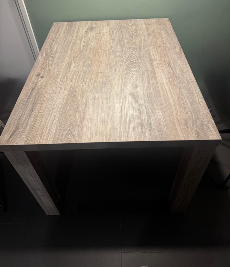 Eettafel Sandwich | Lamulux 120CM, 100 tot 150 cm, Zo goed als nieuw, Rechthoekig, 50 tot 100 cm