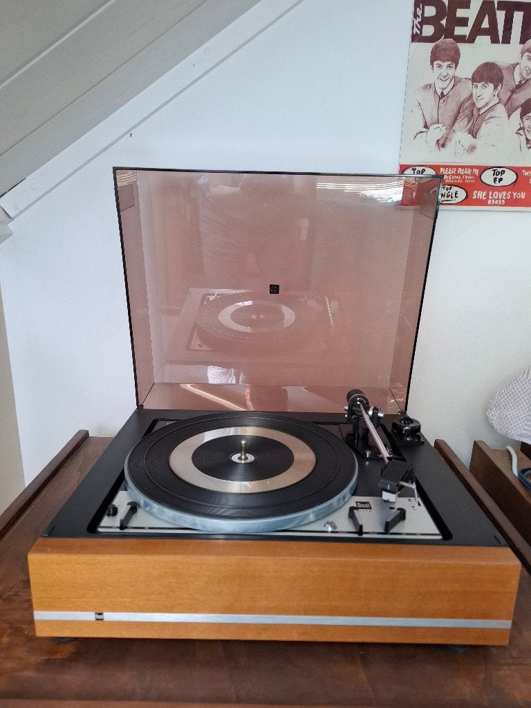 Dual 1216 platenspeler, Ophalen, Gebruikt, Automatisch, Platenspeler