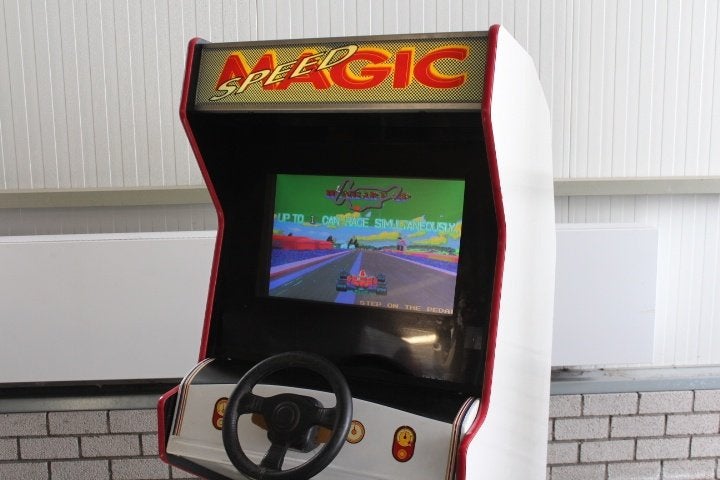 NAMCO SPEED MAGIC Race Arcade, Ophalen of Verzenden, Gebruikt