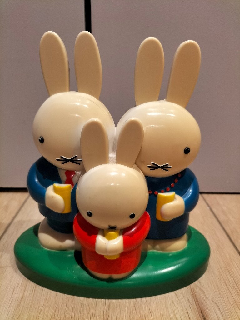 Spaarpot Nijntje - Familie Pluis - Mercis 2005 - Dick Bruna, Ophalen of Verzenden, Gebruikt, Kunststof, Overige thema's