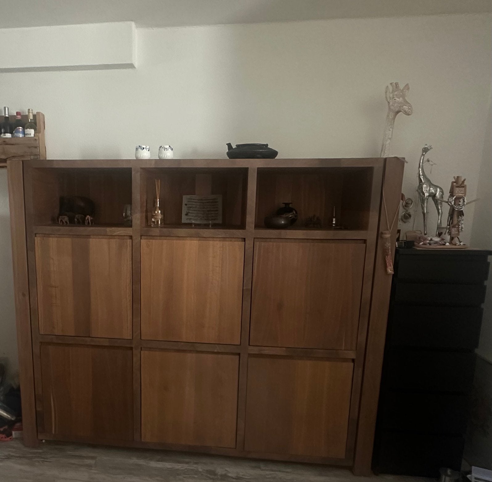 Wandemeubel Yask, Huis en Inrichting, Kasten | Wandmeubels, Ophalen, Gebruikt, 150 tot 200 cm, Eikenhout