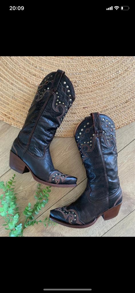 Buffalo cowboylaarzen 40 western boots bohemian laarzen, Hoge laarzen, -, Ophalen of Verzenden, Zo goed als nieuw