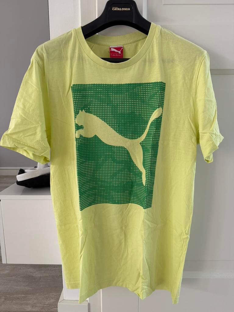 Puma T-Shirt maat L, Kleding | Heren, T-shirts, Ophalen, Zo goed als nieuw, Zwart