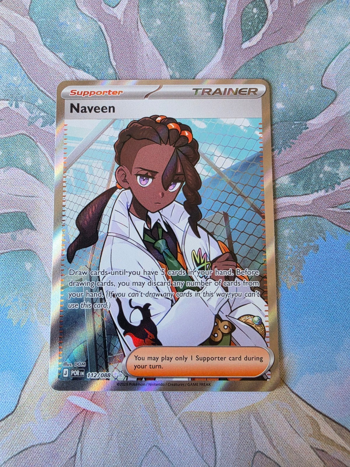 pokemon perfect order naveen full art trainer 112/088, Ophalen of Verzenden, Nieuw, Losse kaart, Foil