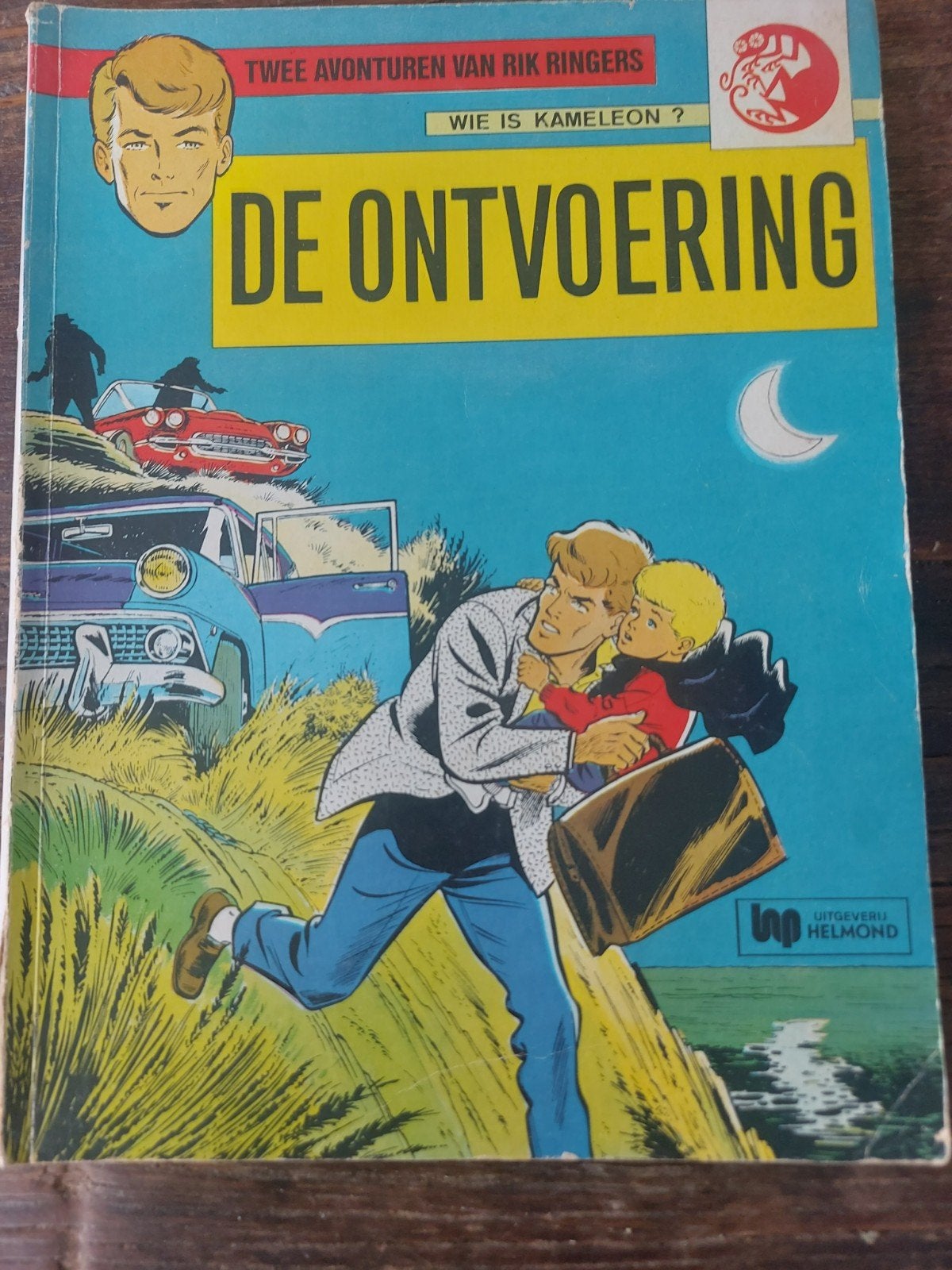 Rik Ringers 2 avonturen: De ontvoering en Wie is Kameleon, Gelezen, Eén stripboek, Ophalen of Verzenden, Tibet en A.P. Duchateau