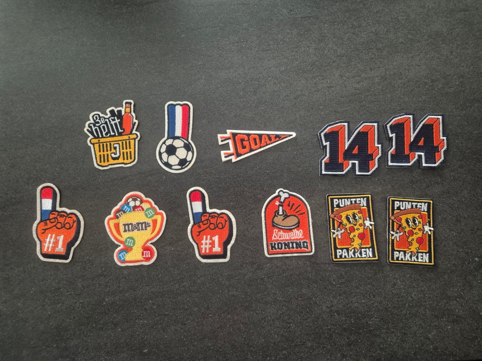 Juichemblemen Jumbo Patches 11 stuks, Ophalen of Verzenden, Nieuw