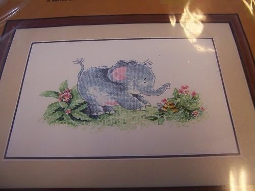 Borduurpakket Mabel and Tortoise ( olifant en schildpad) 678, Geen, Geen, Nieuw, Ophalen of Verzenden