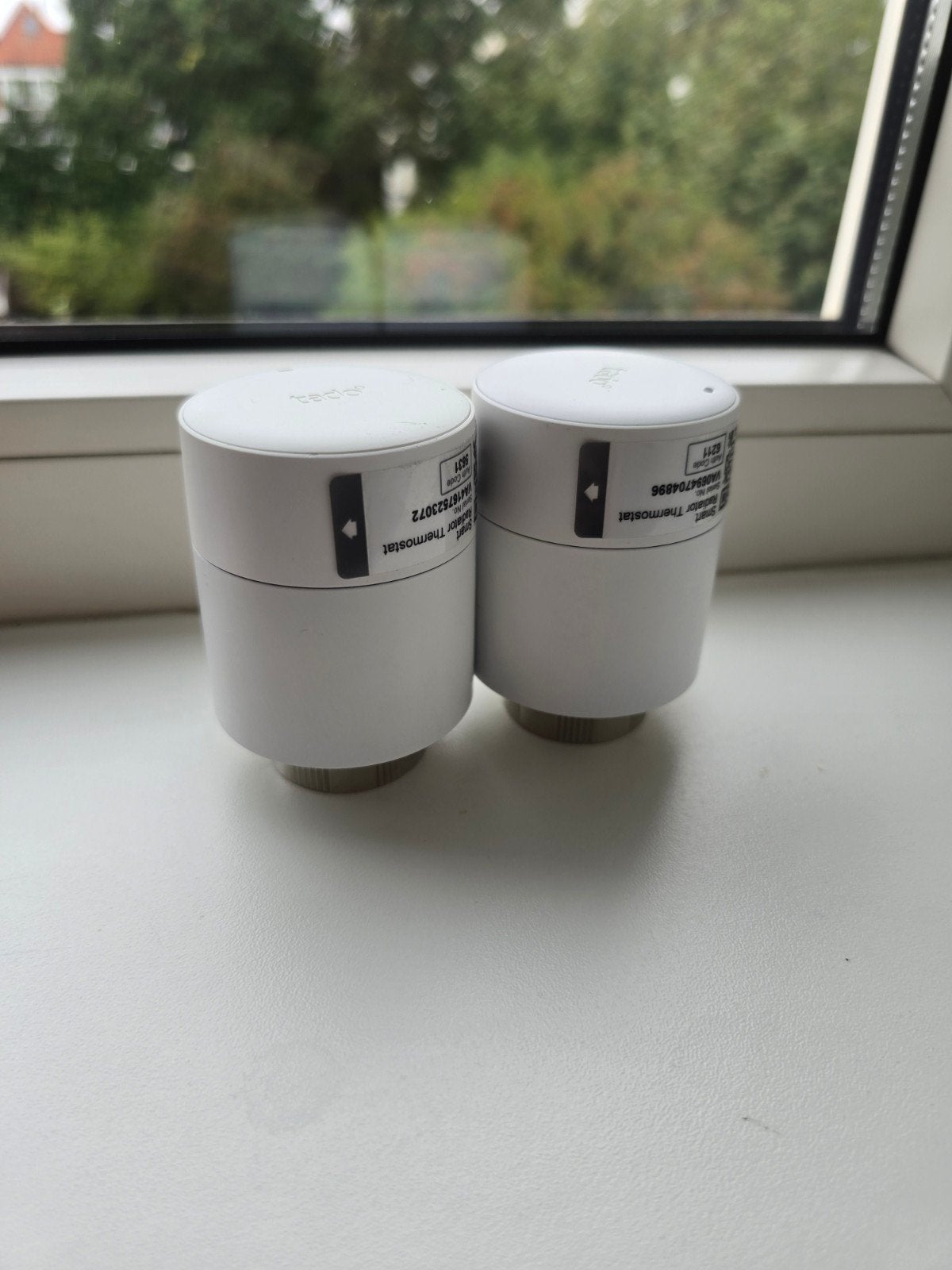 Tado Slimme Radiatorknoppen - Zo goed als nieuw, Doe-het-zelf en Verbouw, Ophalen of Verzenden, Slimme thermostaat, Zo goed als nieuw