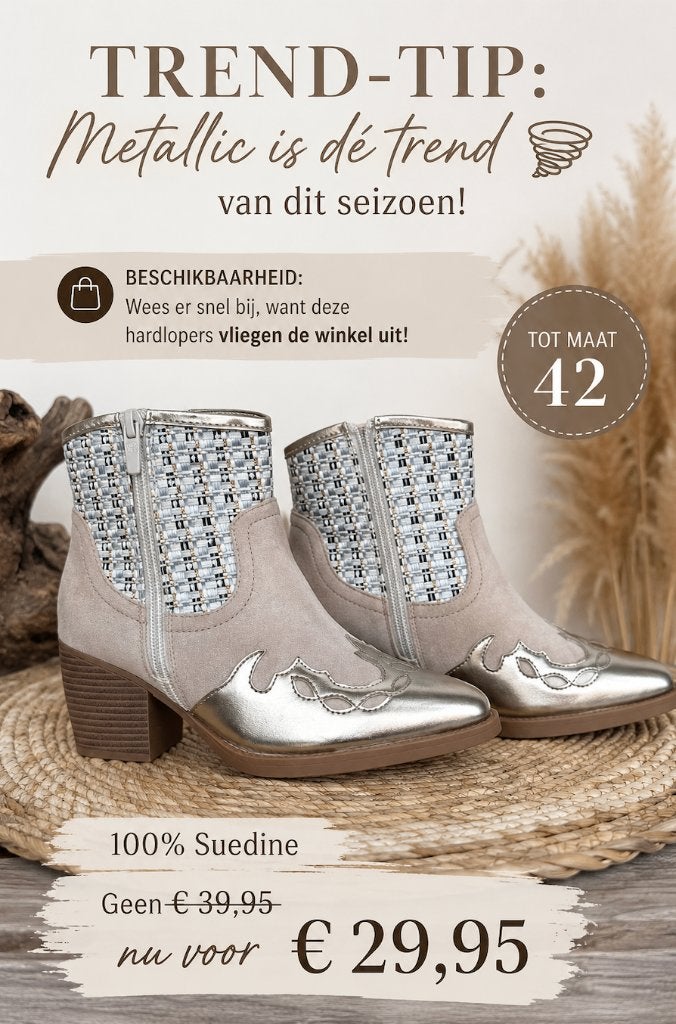 Cowboy enkelboots golden touch maat 39, Kleding | Dames, Overige kleuren, Lage of Enkellaarzen, Nieuw, Ophalen of Verzenden