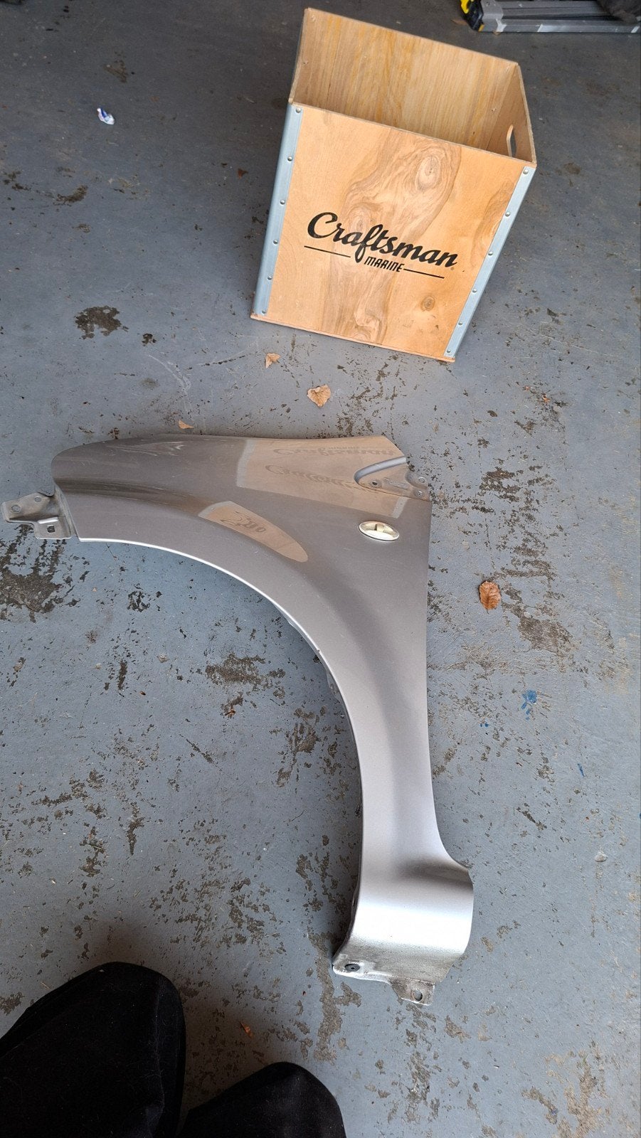 Spatbord links voor Toyota Aygo tot en met 2013, Auto-onderdelen, Carrosserie en Plaatwerk, Ophalen, Gebruikt, Voor, Spatbord