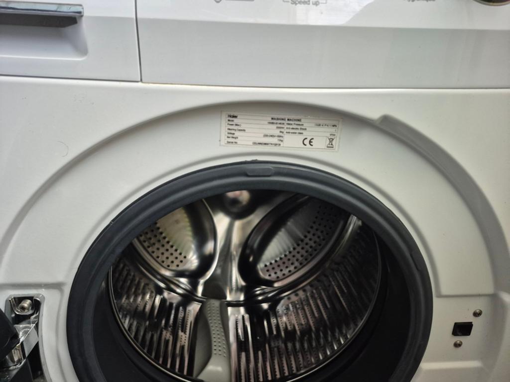 Haier Hatrium Wasmachine 8kg A+++ 1400 toeren, Ophalen of Verzenden, Zo goed als nieuw, Voorlader, 85 tot 90 cm