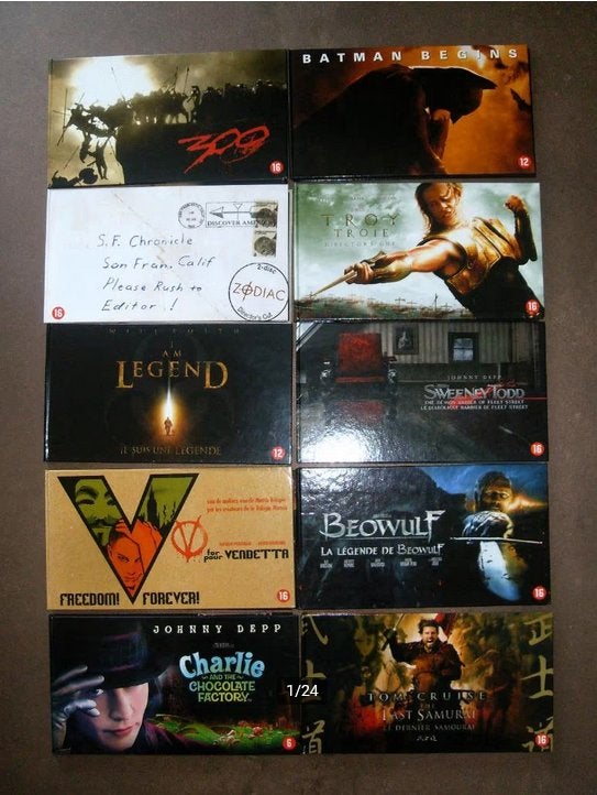 300 - Batman Begins - Zodiac - Troy - I am Legend - Beowolf, Vanaf 12 jaar, Ophalen of Verzenden, Zo goed als nieuw