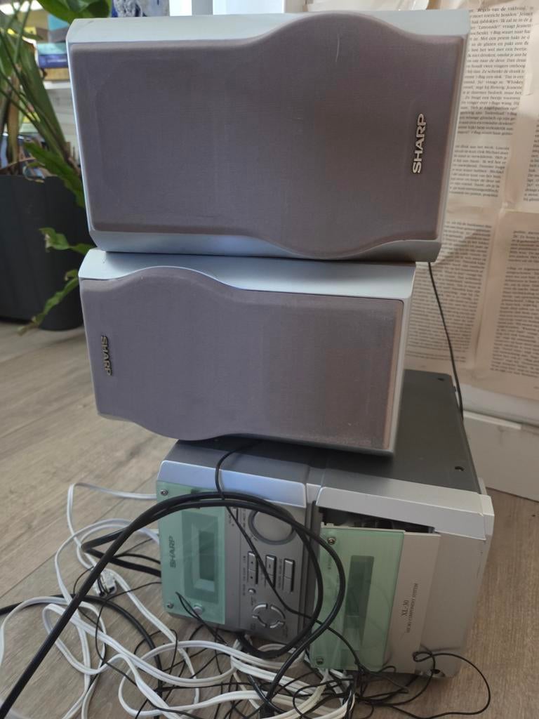 Sharp CD speler met 26 CDs, Audio, Tv en Foto, Stereo-sets, Ophalen, Cd-speler, Sharp