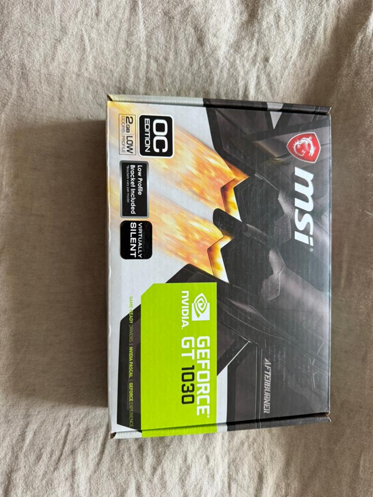 MSI GeForce GT 1030 OC 2GB GDDR5 Grafische Kaart, Computers en Software, Videokaarten, PCI-Express 3, HDMI, Ophalen of Verzenden