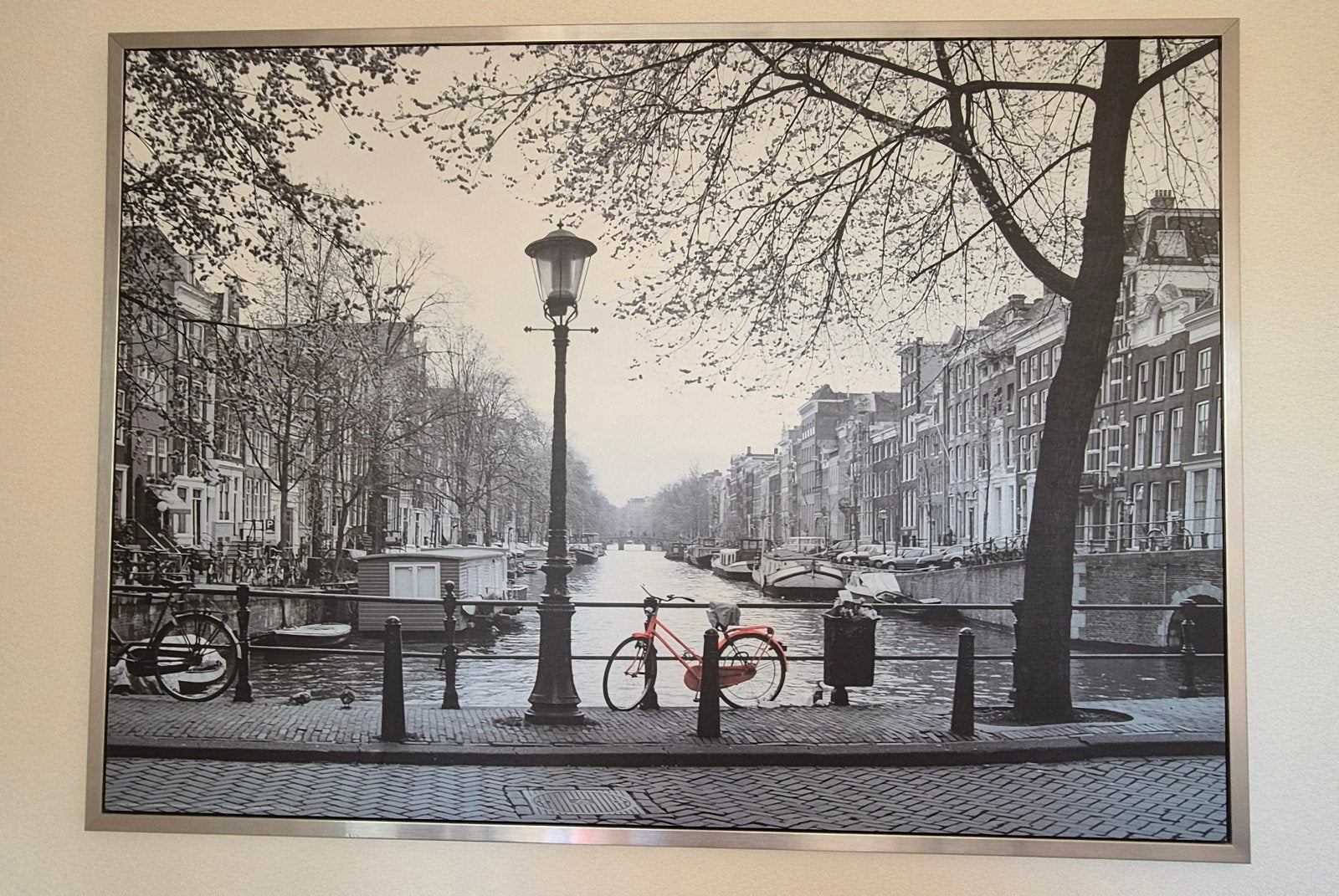 Ikea Amsterdam poster - 140x100 cm, Huis en Inrichting, Ophalen, Gebruikt, 125 cm of meer, Foto of Poster