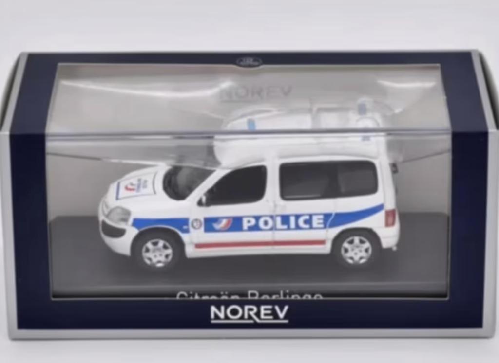 Citroen Berlingo 2004 Police Nationale 1/43 Norev ref 155724, Verzenden, Nieuw, Auto, Norev