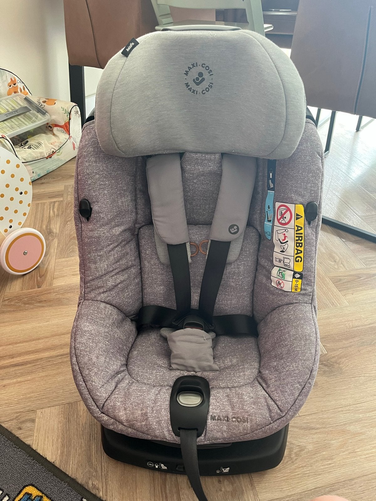 Maxi-Cosi AxissFix Nomad Grey autostoel (i-Size), Kinderen en Baby's, Autostoeltjes, Ophalen, Gebruikt, 0 t/m 18 kg, Verstelbare rugleuning