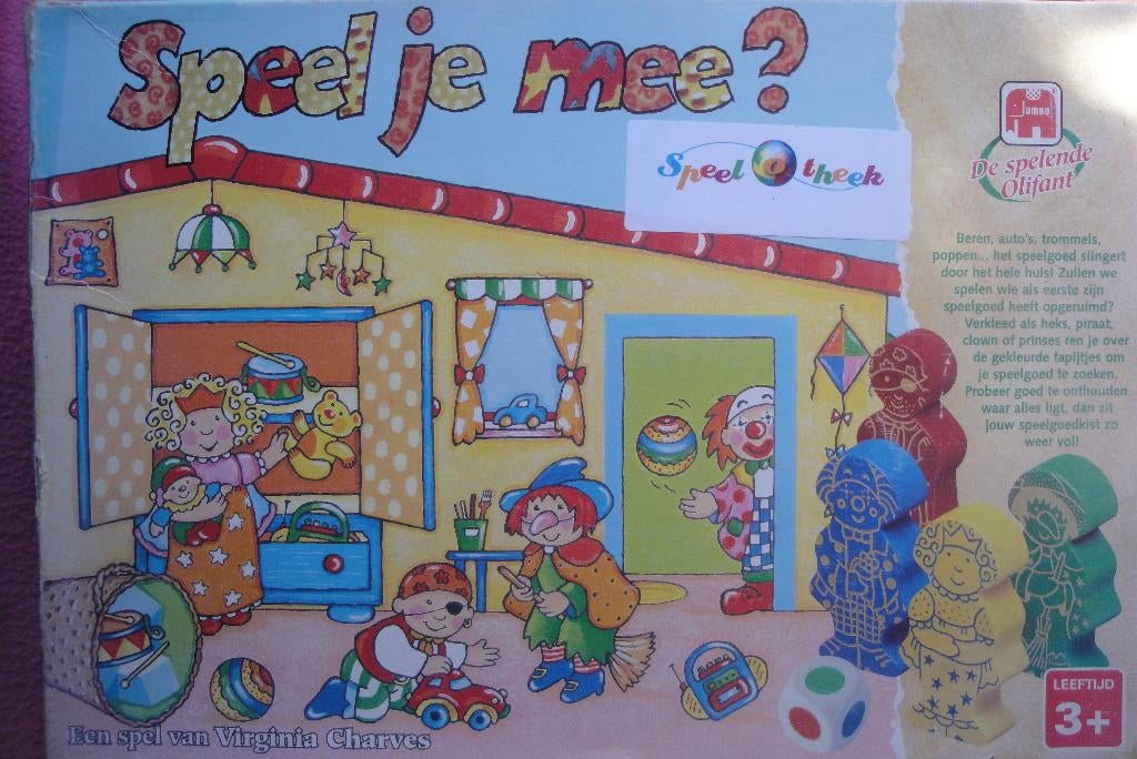SPEEL JE MEE ? BORDSPEL VAN JUMBO  2 tot 4 sp.voor 3,95euro., Een of twee spelers, Ophalen of Verzenden, Zo goed als nieuw
