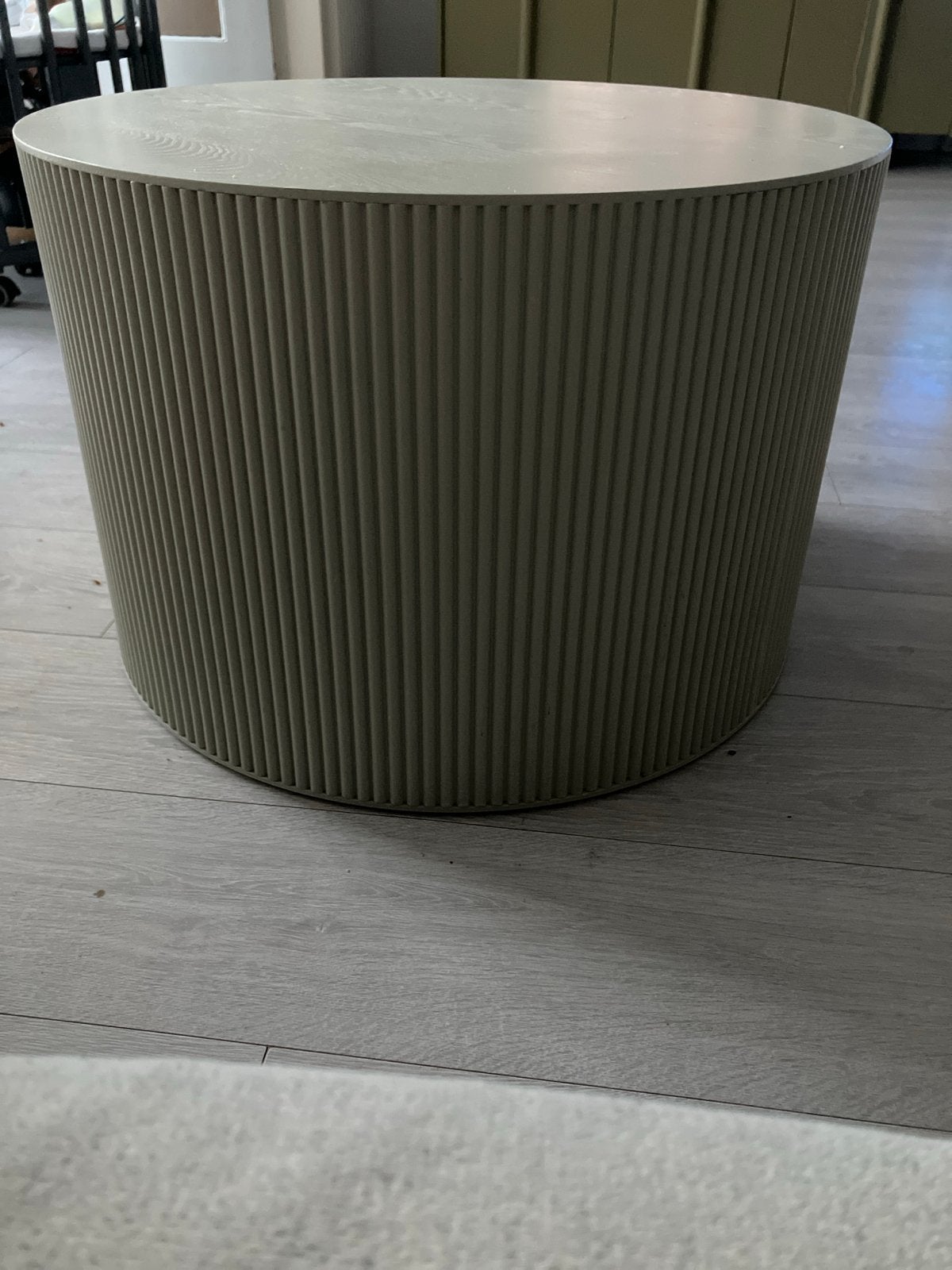Woood Sanne salontafel, Ophalen, Zo goed als nieuw, Rond, Overige houtsoorten