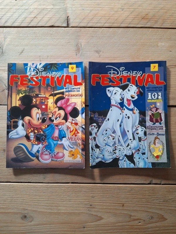 Disney festival nr 7 en nr 9, Ophalen of Verzenden, Overige figuren, Beeldje of Figuurtje