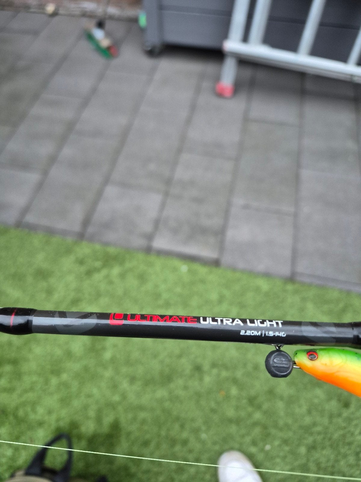 Hengelset voor snoekbaars en baars (Fauna Hengelsport), Watersport en Boten, Ophalen, Gebruikt, Complete hengel