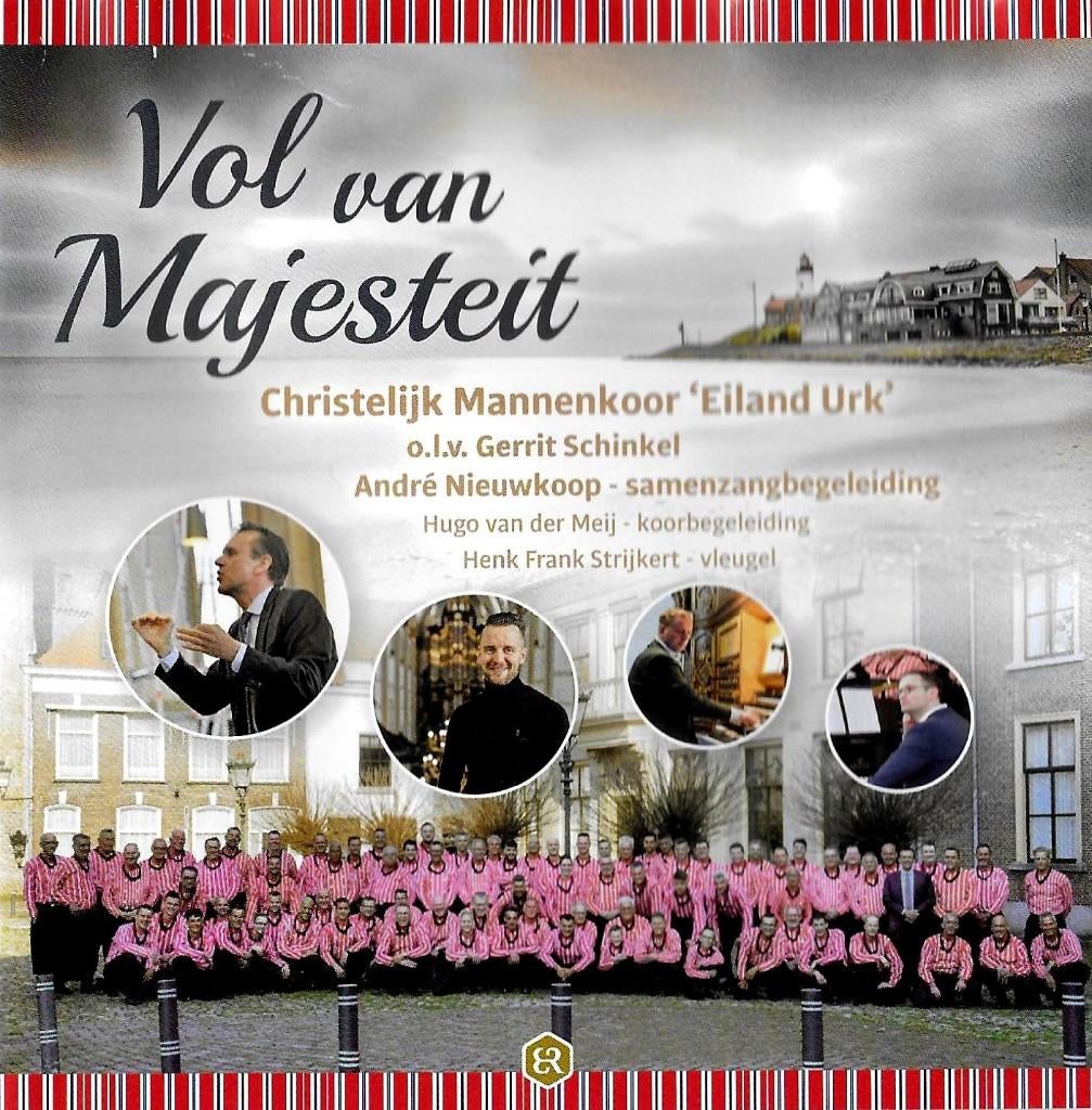 CHR.MANK. 'EILAND URK' - VOL VAN MAJESTEIT., Cd's en Dvd's, Ophalen of Verzenden, Zo goed als nieuw, Koren of Klassiek
