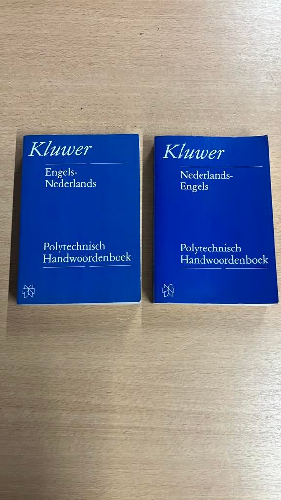 Kluwer polytechnisch handwoordenboek engels en nederlands, Boeken, Ophalen of Verzenden, Zo goed als nieuw, Overige uitgevers
