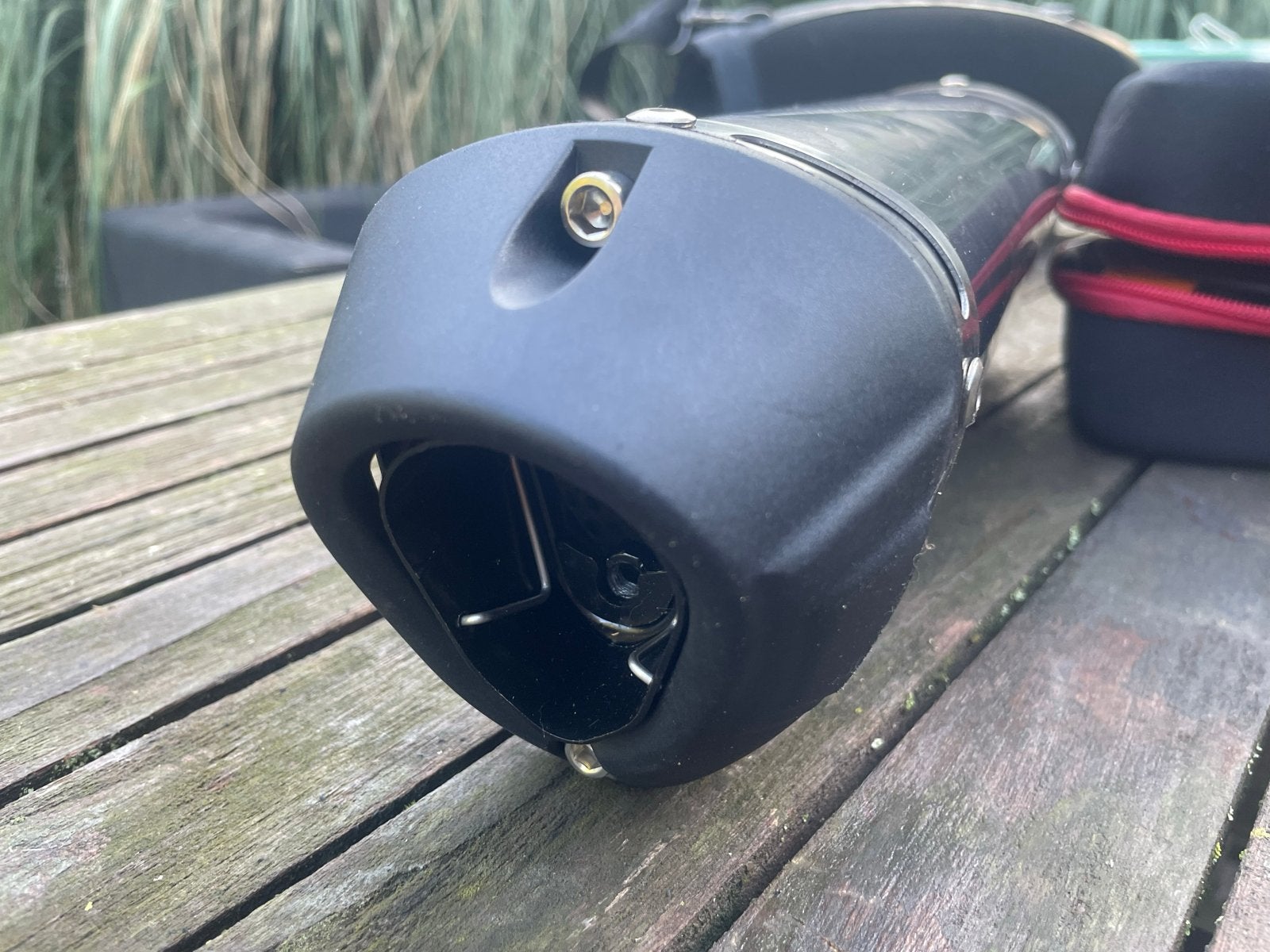 Nieuwe RVS Uitlaatdemper Motor met DB Killer en Ophanging, Ophalen of Verzenden, Nieuw