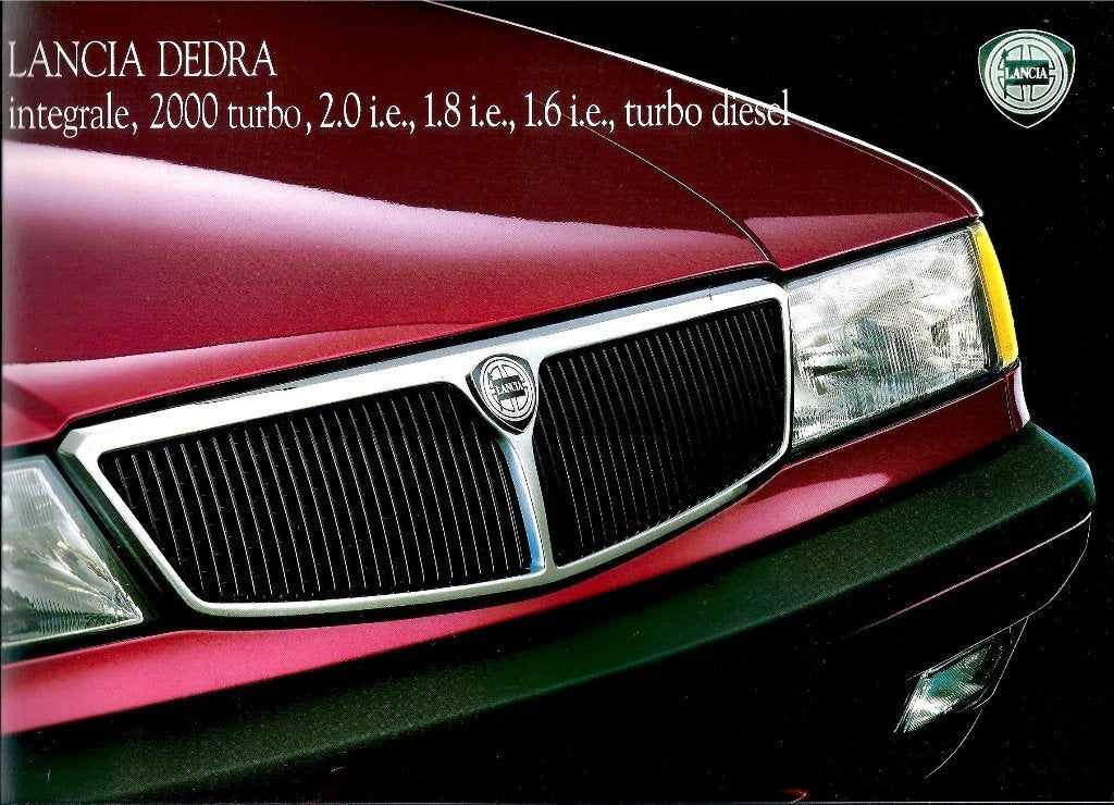 Brochure Lancia Dedra 1991, Boeken, Auto's | Folders en Tijdschriften, Ophalen of Verzenden, Gelezen, Overige merken