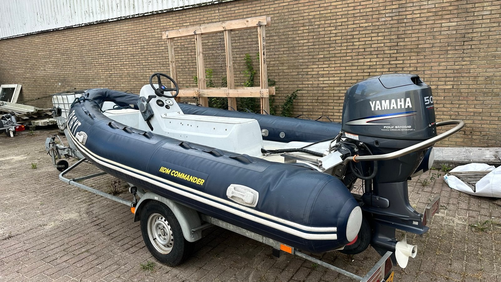 Dragon Marine 420 RIB met Yamaha 50pk buitenboordmotor, 4 m, 2 m, 50 pk, Ophalen