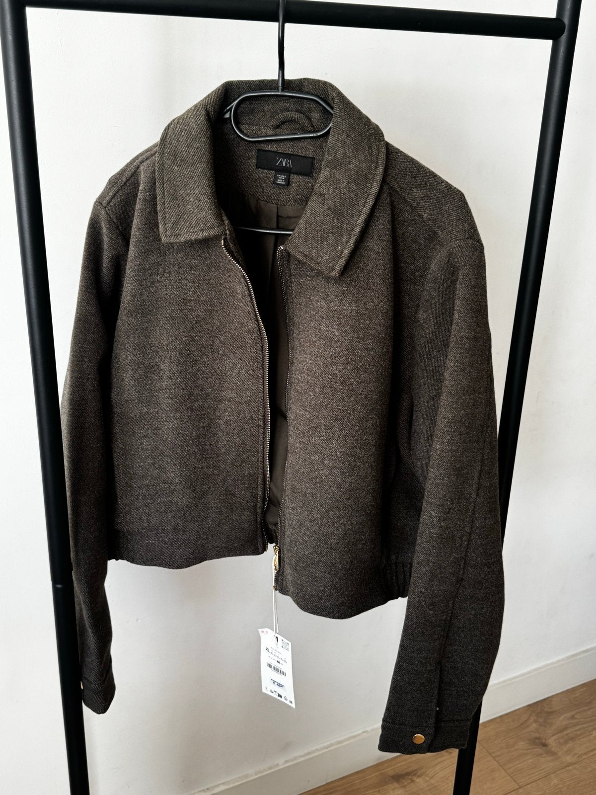Nieuw Zara bomber jasje khaki XL, Ophalen of Verzenden, Nieuw, Maat 46/48 (XL) of groter, Groen