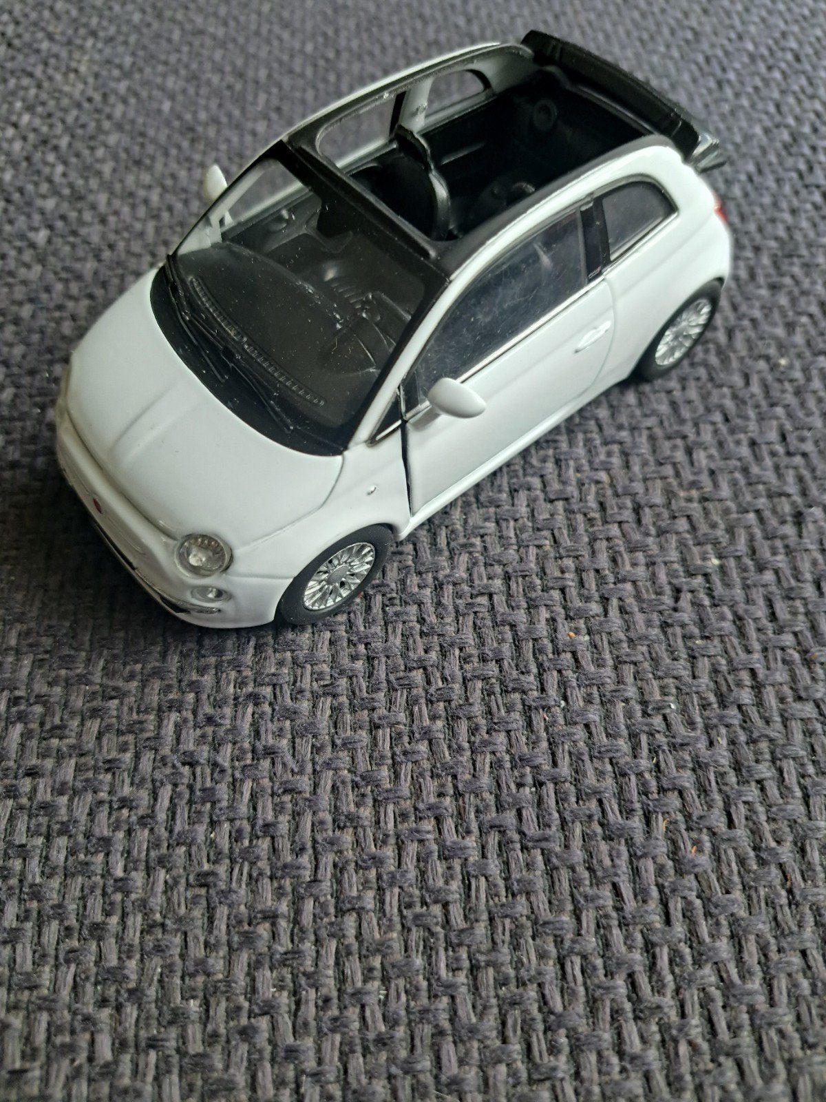 welly model fiat 500 open dak, Gebruikt, Auto, Ophalen of Verzenden, N.b