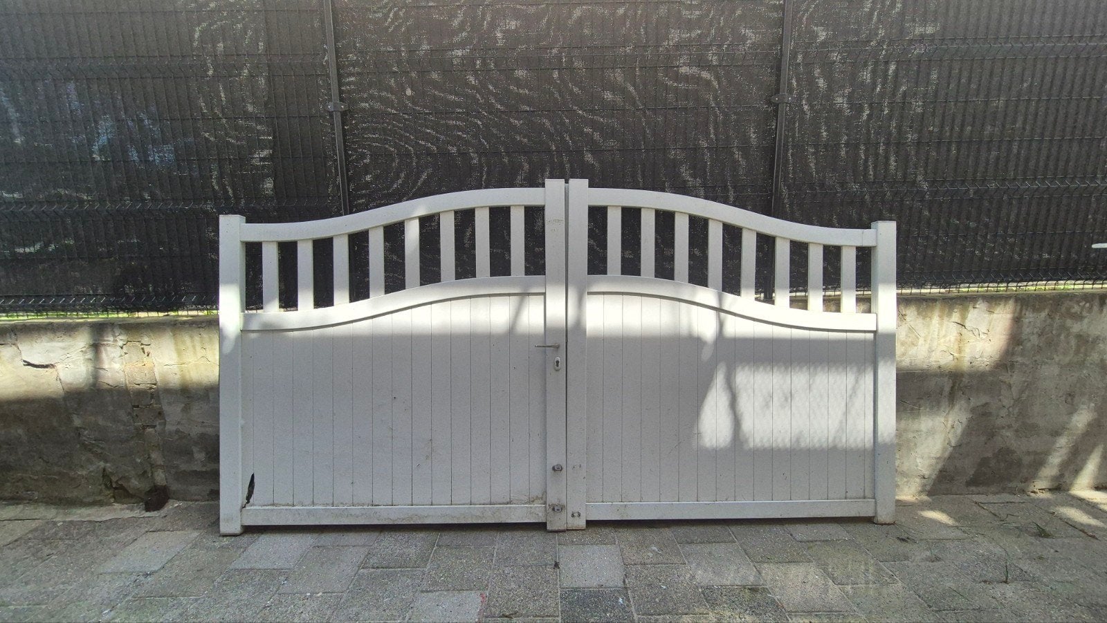 Mooi wit kunststof poortje, compleet met toebehoren, Tuin en Terras, Tuinpoorten, Ophalen, Gebruikt