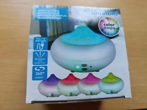 Grundig Aroma Diffuser met Kleurverandering, Ophalen of Verzenden, Nieuw, Overige