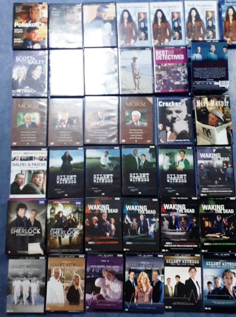 30x MissMarple,Midsomer,Cracker,Dalziel,Frost,Foyle,Dalziel, Misdaad, Alle leeftijden, Nederlands, Ophalen of Verzenden